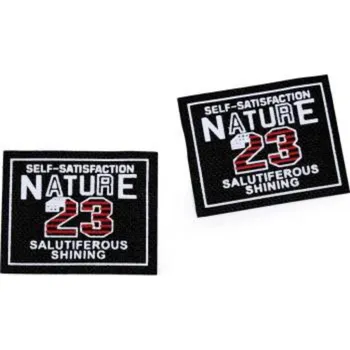 Nášivka/štítek z PVC, 50x40mm