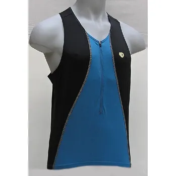 Cyklistické kalhoty Pearl Izumi dres P.I.TRI TOP tílko blue - Velikost: M
