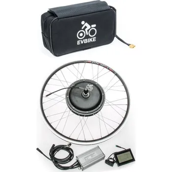 Elektrokolo EVBIKE Přestavbová sada 500W, baterie v břašně 15,6Ah, přední 26"