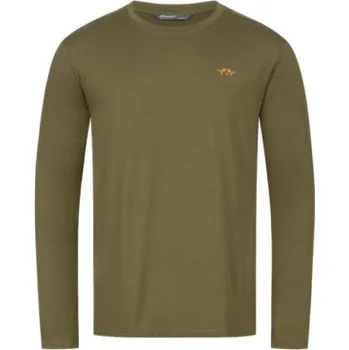 Pánské tričko Merino základní tričko Blaser dlouhý rukáv XL barva zelená