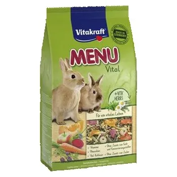 Krmivo pro hlodavce Vitakraft králíček Menu Vital 500g