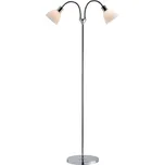 Stojací lampa Ray NORDLUX s flexibilními rameny Varianta: Ray Double, Ø 120 x 1590 mm, 2 x 25 W, chrom