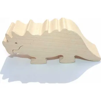 Dřevěná hračka Fauna Dřevěné zvířátko Triceratops