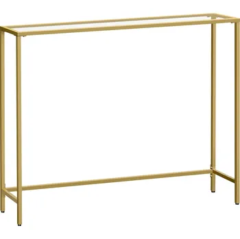 Konzolový stolek Konzolový stolek Vasagle Bentle zlatý