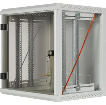 Rozvaděč TRITON Nástěnný rack RUA 18U/600mm odn.boč+skl.dv.černý RUA-18-AS6-BAX-A1