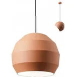 REDO GROUP Stylové kovové LED svítídlo Anaru s možností naklápění Varianta: Ø 250 x 220 mm, 42 W, E27, matná hnědá