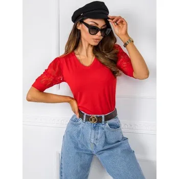 Dámská halenka Dámská halenka Angel RUE PARIS červená