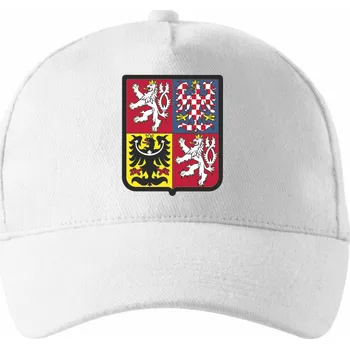 Kšiltovka ON-DESIGN 5 panelová kšiltovka s českým znakem Barva: bílá