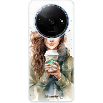 Pouzdro na mobilní telefon Odolné silikonové pouzdro iSaprio - Girl with latte - Xiaomi Redmi A3