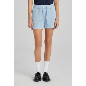Dámské kraťasy TEPLÁKOVÉ ŠORTKY GANT REL SUNFADED SHORTS DOVE BLUE