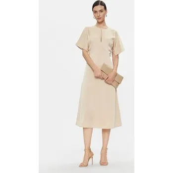 Dámské šaty MICHAEL Michael Kors Každodenní šaty MF381OI99G Béžová Regular Fit L