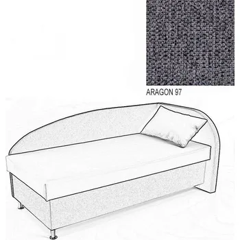 Postel AVA NAVI, PRAVÁ 90x200 ARAGON 97 90x200