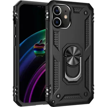 Armor silikonový kryt pro iPhone 12, 12 Pro - Černý