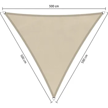 Krycí plachta Lazy Momo Nepromokavý trojúhelník forestline 5,0 x 5,0 x 5,0 m Barva: Island bílá