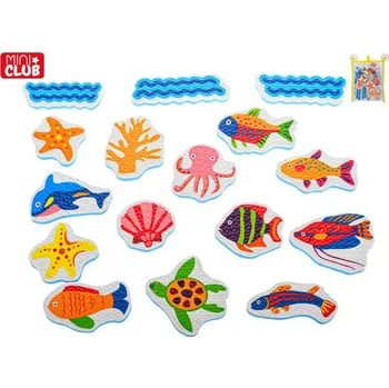 Hra na zahradu Mini Club nálepky do vany pěnové 16 ks 12 m+