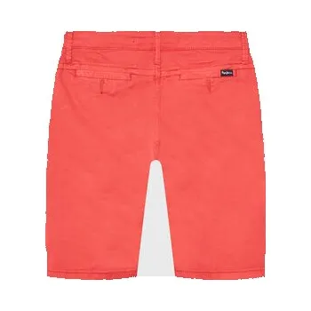 Pánské kraťasy Pepe Jeans Šortky z materiálu Blueburn Short PB800726C75 Červená Regular Fit 8Y