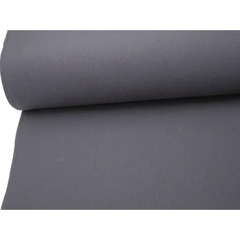 Mirtex Tkanina TENDA SOLE RIMINI 220/269 Tmavě šedá Dark Grey šíře 140cm