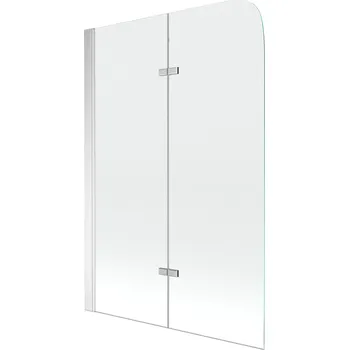 Vanová zástěna Mexen Felix 890-080-002-01-00 čirá chrom