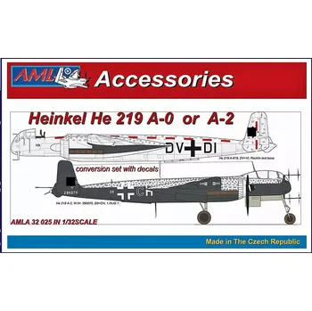 Plastikový model AML 1/32 Heinkel He 219 A-0 or A-2 Conv.set