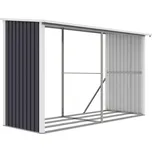 Přístřešek na dřevo G21 WOH 682 - 302 x 119 cm, antracitový