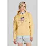 MIKINA GANT REL ARCHIVE SHIELD HOODIE DUSTY YELLOW