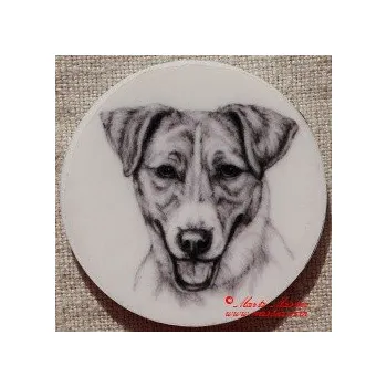 Jack Russel teriér magnet nebo placka - Magnet