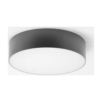 Stropní LED svítidlo Mivvy LUNA Ø 355 mm Varianta: Ø 355 × 60 mm, 39 W, 4000 K, černá