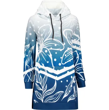 Dámská mikina Dámská funkční mikina premium ALTISPORT VOJ/ALW045MI03 NÁMOŘNÍ MODRÁ/BÍLÁ M