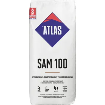 Samonivelační stěrka Podklad samonivelační podlahový Atlas Sam 100 – 25 kg