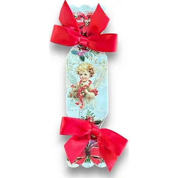 Koupelová kosmetika Soap Mýdlo vánoční balené s mašlí 20g - Vánoční Andílek