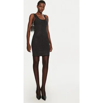 Dámské šaty MICHAEL Michael Kors Každodenní šaty MF482MW5ZV Černá Slim Fit S