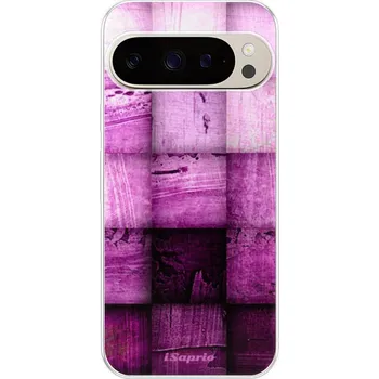 Pouzdro na mobilní telefon Odolné silikonové pouzdro iSaprio - Purple Squares - Google Pixel 9 / 9 Pro