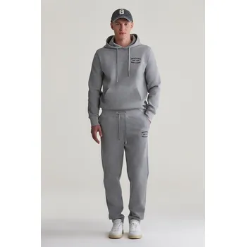 TEPLÁKY GANT SMALL GRAPHIC SWEATPANTS GREY MELANGE