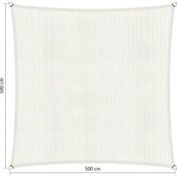 Slunečník Lazy Momo Sluneční Čtverec shadow - 5,0 x 5,0 m Barva: Mineral bílá