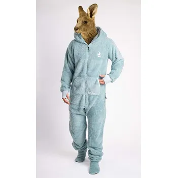 Dámský overall Dupačky teddy dusty mint XS - modrá