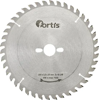 Pilový kotouč Pilový kotouč hw 250 x 3,2 x 30 mm z42uw fortis