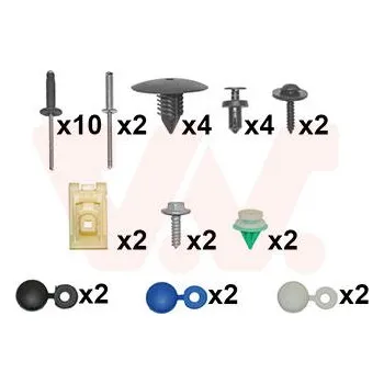 Nárazník Montazni sada, naraznik VAN WEZEL 4366794