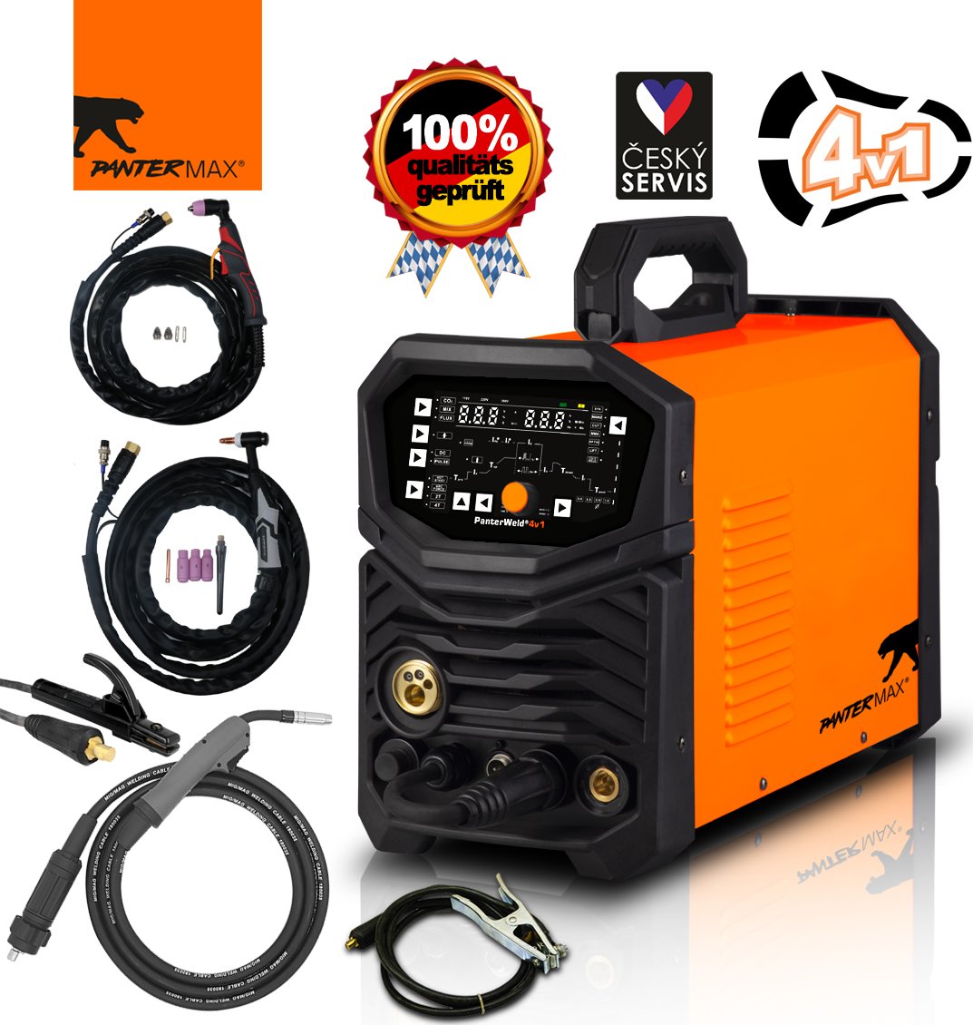 Pantermax Multifunkční svářecí invertor Panterweld 4v1 200