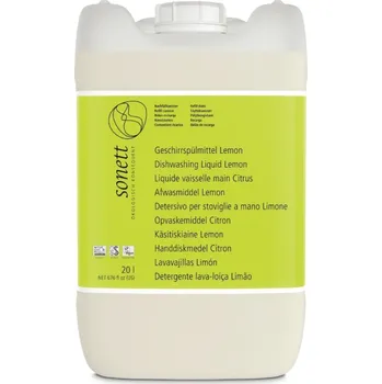Mycí prostředek SONETT Tekutý prostředek na nádobí - citrón 20 l + doprava zdarma + dárek SONETT Tekutý prostředek na nádobí - měsíček 300 ml zdarma