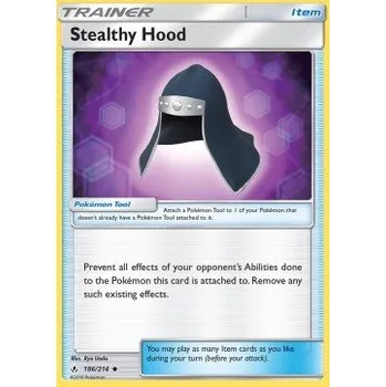 Volný čas Pokémon UNB 186/214 Stealthy Hood - Unbroken Bonds Stav: Excellent, Verze: NORMAL