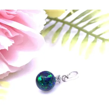 Řetízek Jan Kos jewellery Stříbrný přívěsek s opálem 32107970