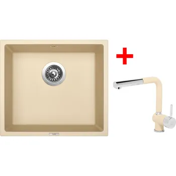 Granitový dřez Sinks FRAME 457 Sahara + Mix 3 P GR