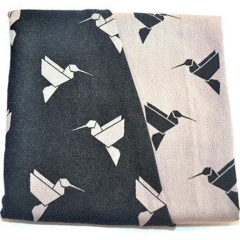 Šátek na nošení dítěte Šátek MoniLu Colibri Sand Velikost: 4 (3,6m šátku)