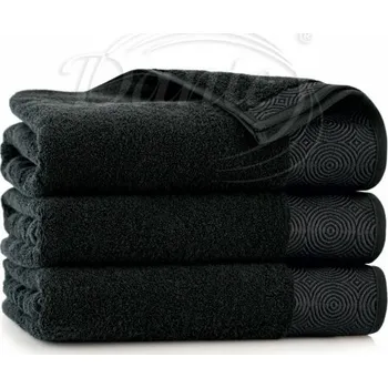 Dante Ručníky a osušky ELIPSO černé - 50 x 90 cm