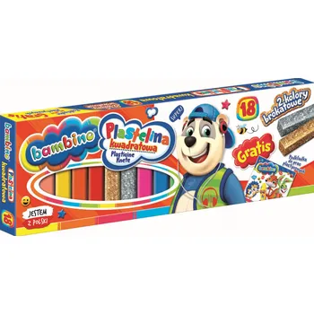 Modelovací hmota BAMBINO Plastelína 18 barev