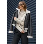 Only dámská krátká bunda Betty šedohnědá Velikost: XS