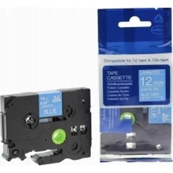 Pásek do tiskárny Naplnka Kompatibilní páska s Brother TZ-535 / TZe-535, 12mm x 8m, bílý tisk