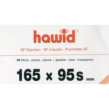 Obal pro sběratelský předmět Hawid blok 165 x 95 mm (s) - balení 10 ks černý