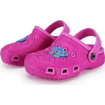 Chlapecké bačkory Dětské letní crocs Barva: Fuchsiová, Velikost: 32