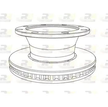 Brzdový kotouč ROADHOUSE Brzdový kotouč - 375 mm RDH NSX1124.20